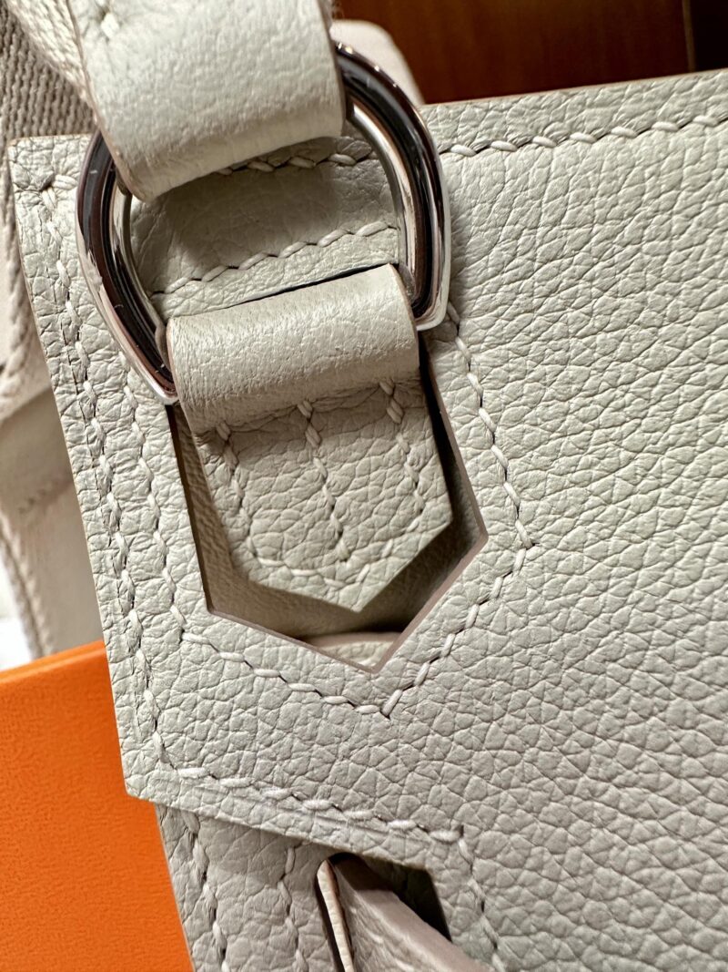 Hermès Jypsiere 23 Evercolor Beton Silver Hardware - Image 20