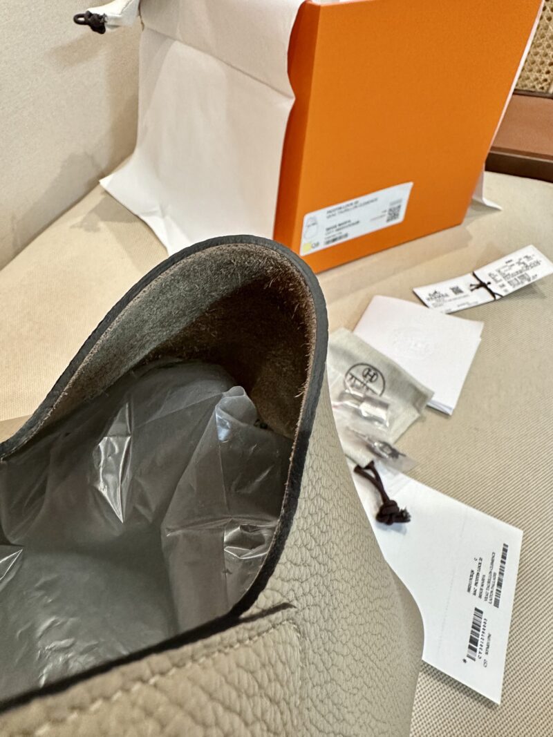 Hermès Picotin 22 Taurillon Clemence Beige Marfa Silver Hardware - Image 6