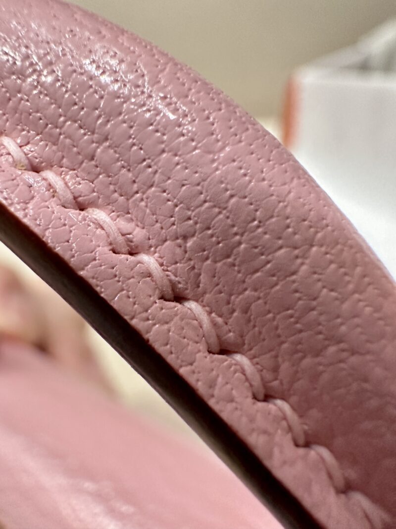 Hermès Mini Kelly 19 Chevre Rose Sakura Gold Hardware - Image 23