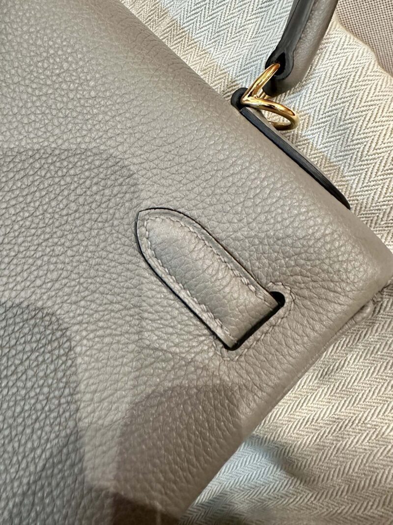 Hermès Kelly 35 Togo Gris Meyer Gold Hardware - Image 6