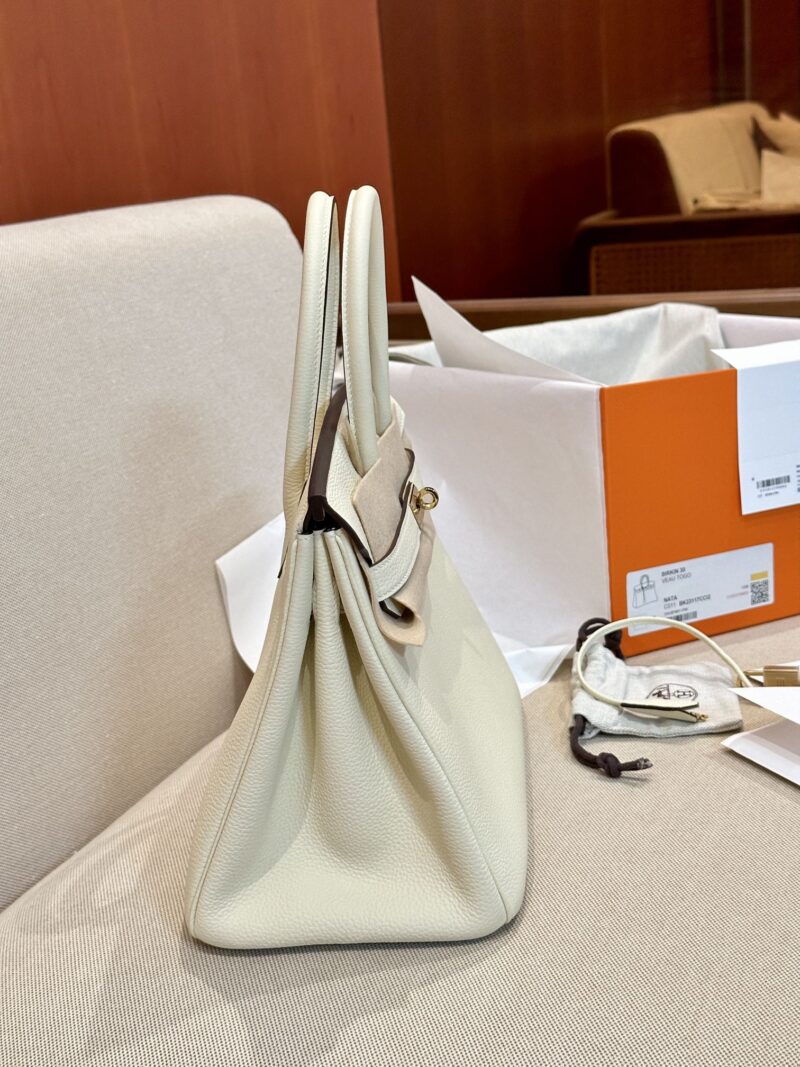 Hermès Birkin 30 Nata Togo Gold Hardware - Image 3