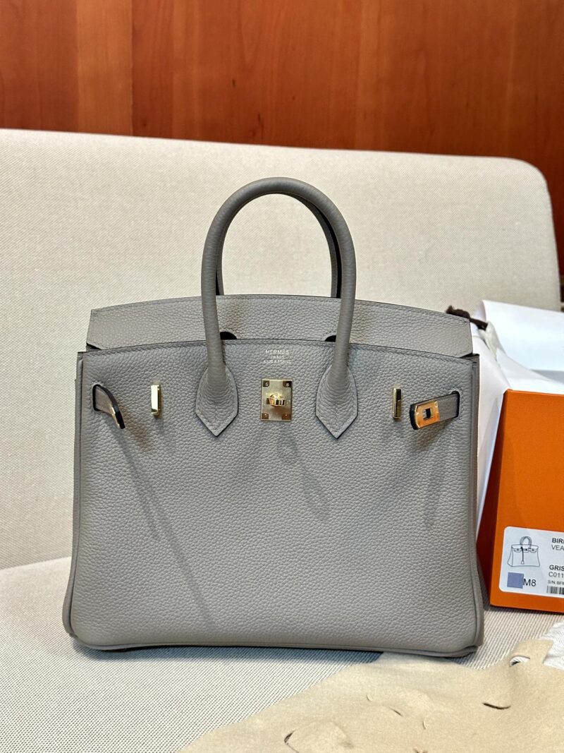 Hermès Birkin 25 Gris Asphalt Togo Gold Hardware - Image 2