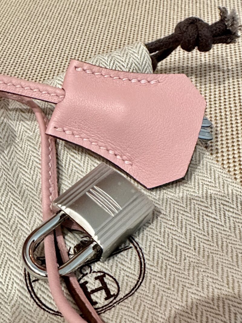 Hermès Birkin 30 Rose Sakura Swift Palladium Hardware - Image 8