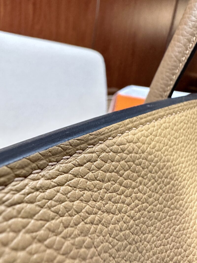 Hermès Birkin 35 Biscuit, Alezan, Etoupe Togo Palladium Hardware - Image 8