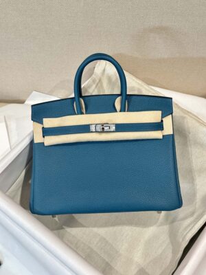 Hermès Birkin 25 Vert Bosphore Togo Palladium Hardware
