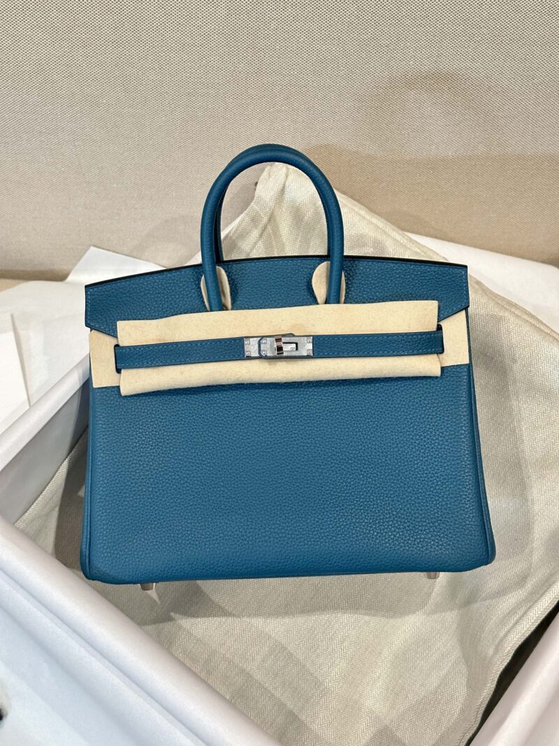Hermès Birkin 25 Vert Bosphore Togo Palladium Hardware