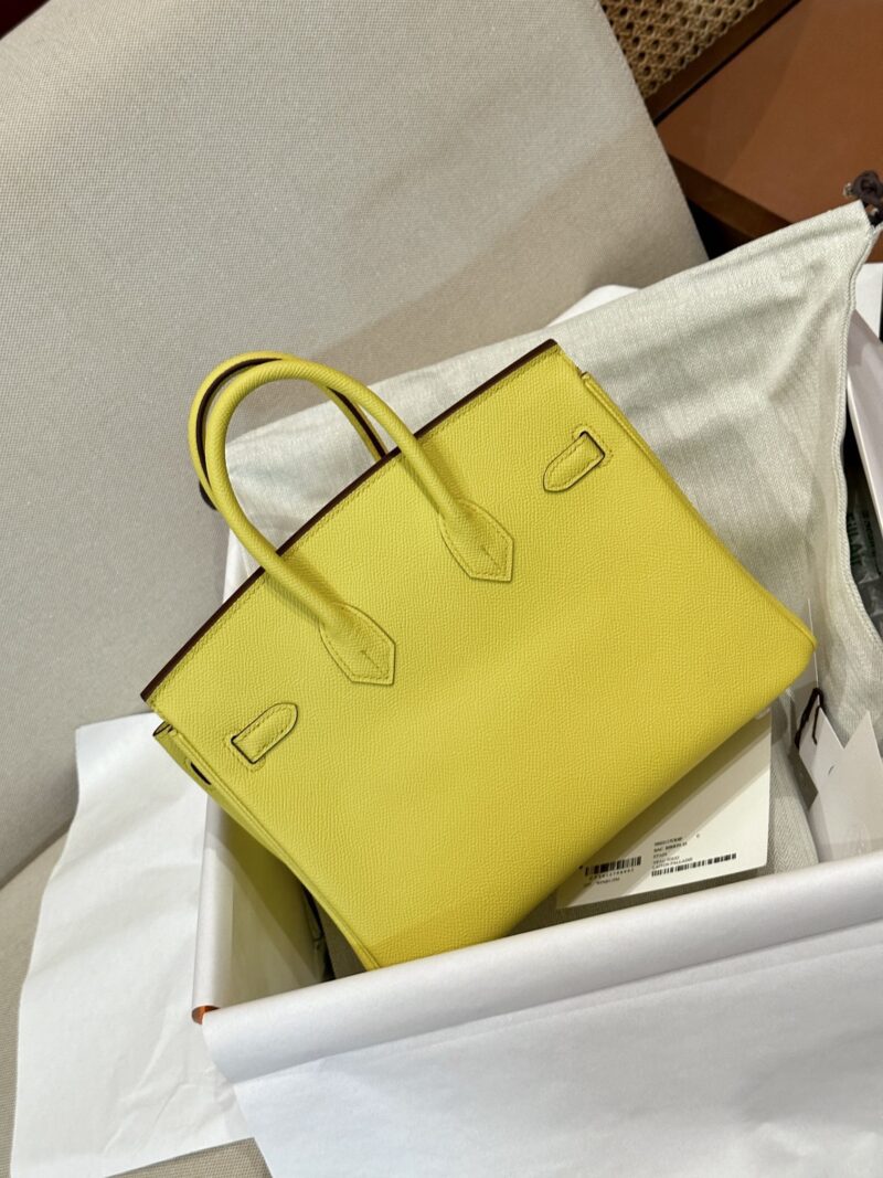 Hermès Birkin 25 Jaune De Naples Epsom Palladium Hardware - Image 2