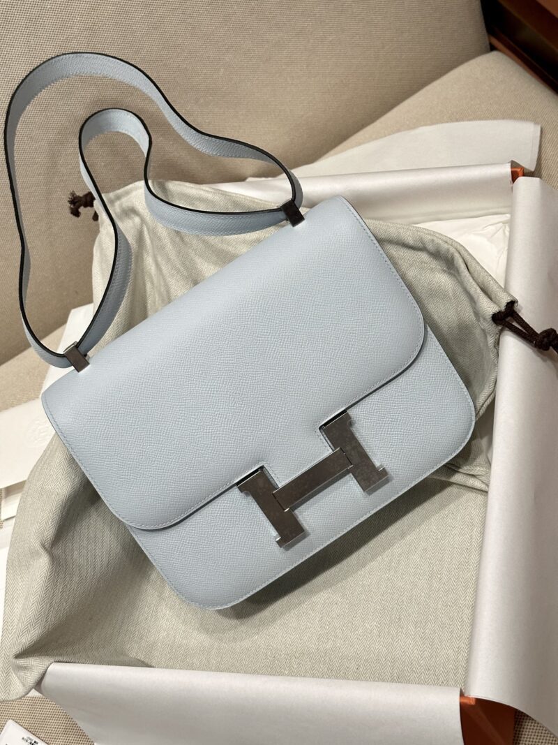 Hermès Constance 24 Blue Brume Epsom Palladium Hardware