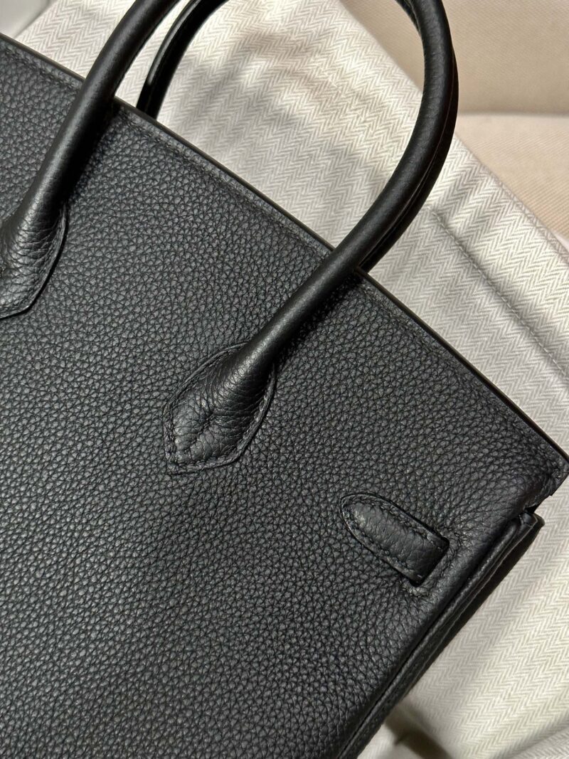 Hermès Birkin 25 Noir Togo Palladium Hardware - Image 5