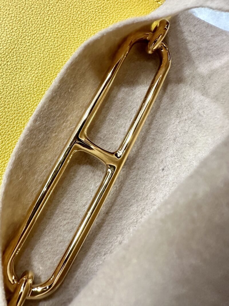 Hermès Roulis 19 Evercolor Amber Gold Hardware - Image 7