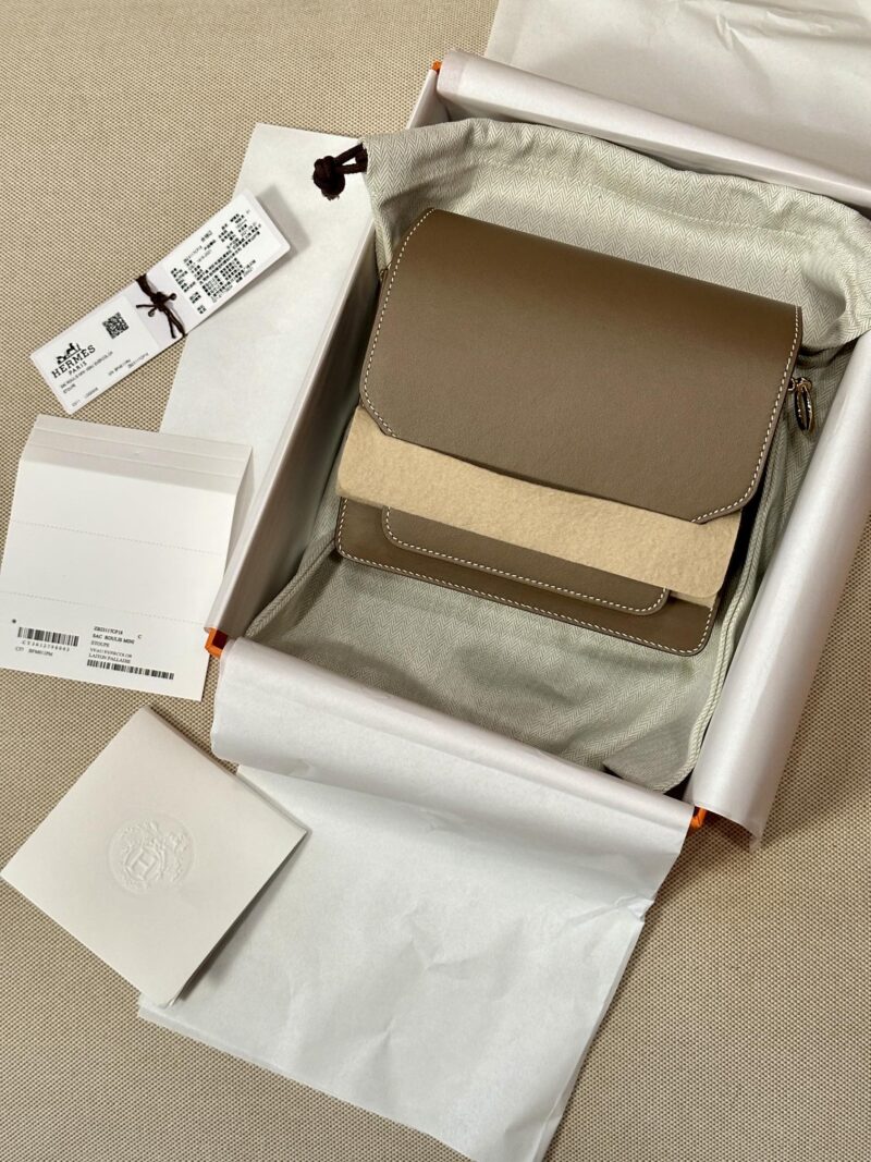 Hermès Roulis 19 Swift Etoupe Gold Hardware - Image 5