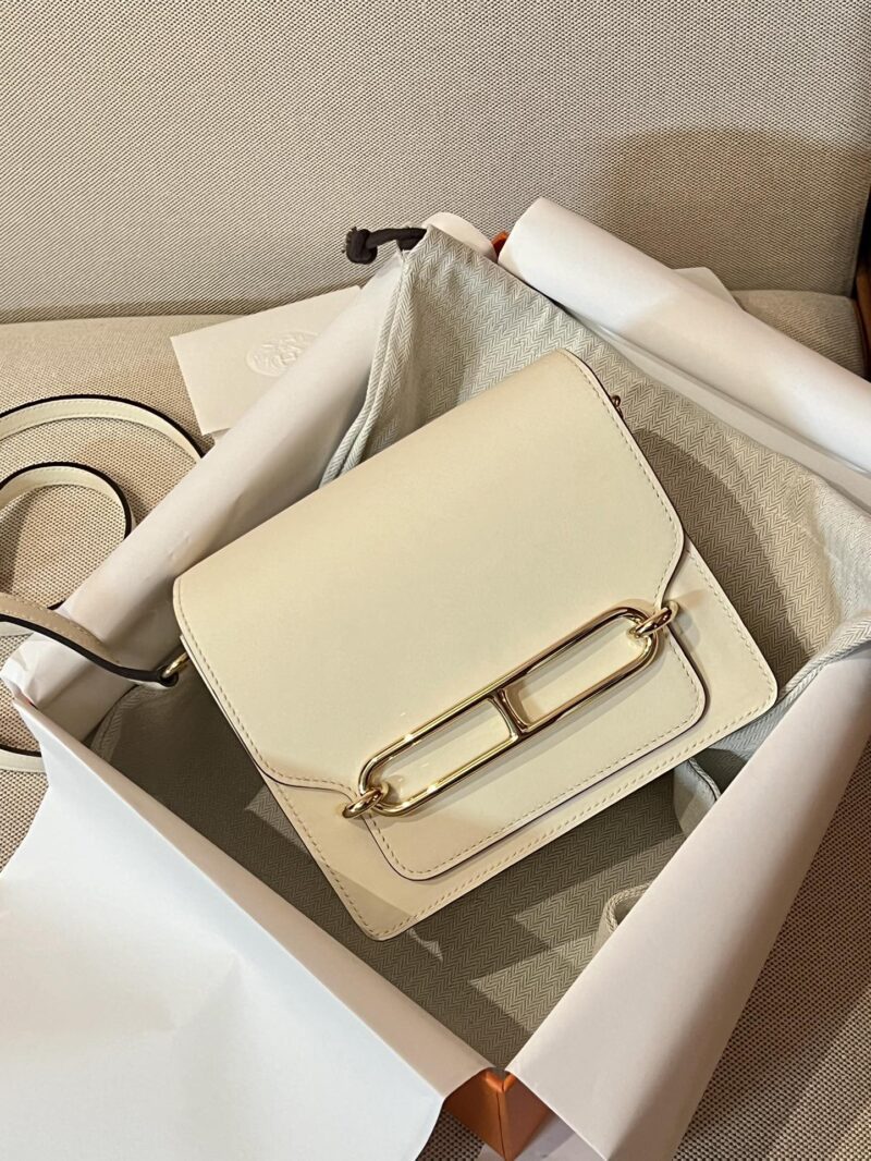 Hermès Roulis 19 Swift Nata Gold Hardware
