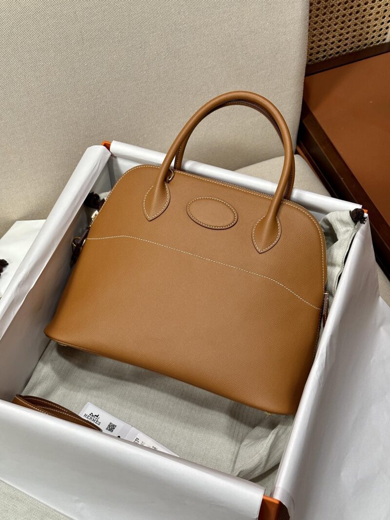 Hermès Bolide 31 Taurillon Clemence Gold Gold Hardware