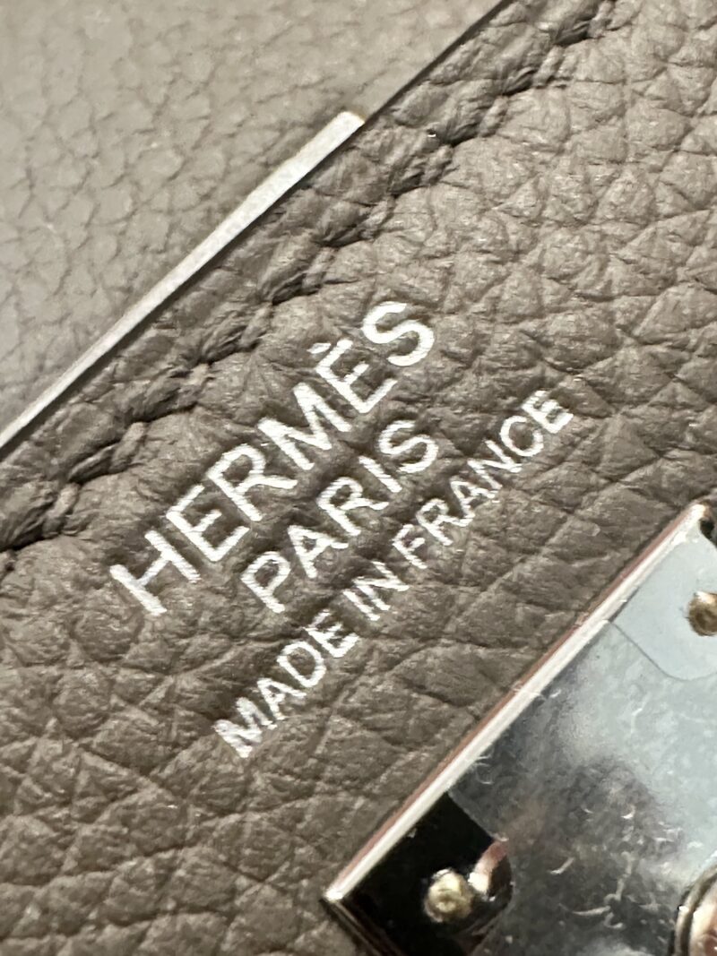 Hermès Kelly 25 Togo Etain Silver Hardware - Image 18