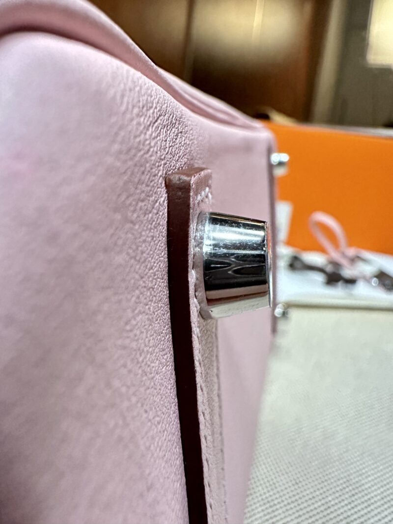 Hermès Birkin 25 Rose Sakura Swift Palladium Hardware - Image 11