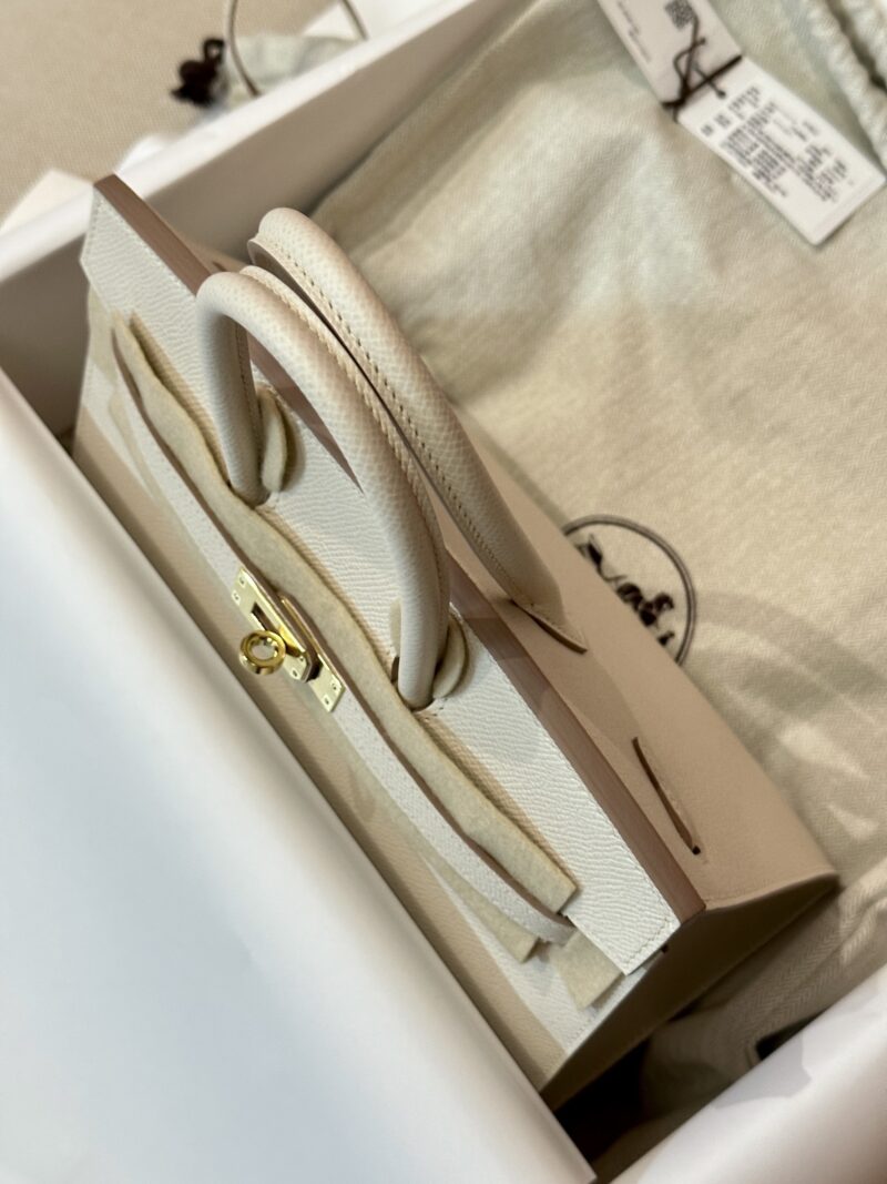 Hermès Birkin 25 Craie Epsom Gold Hardware - Image 5