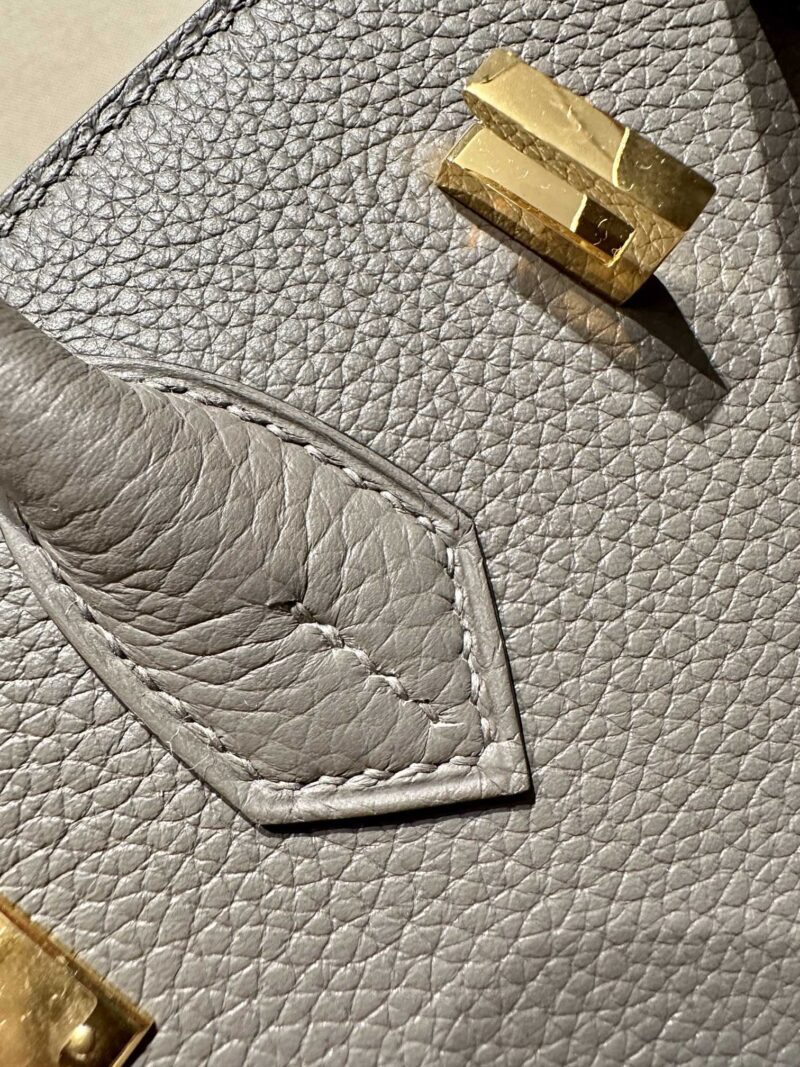 Hermès Birkin 25 Etain Togo Gold Hardware - Image 8