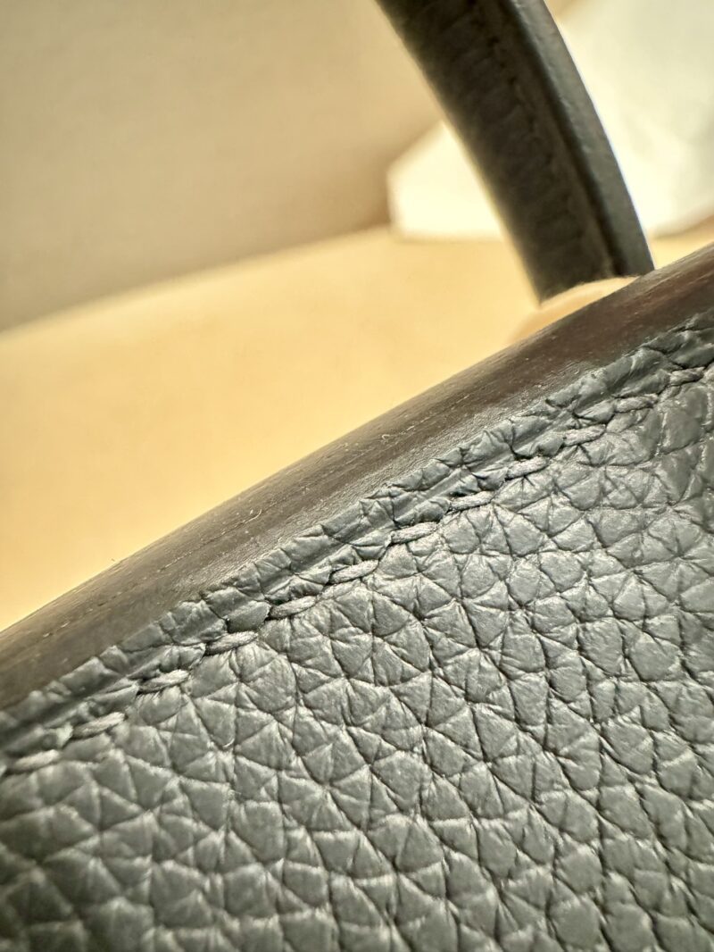 Hermès Birkin 25 Gris Misty, Gold Togo Gold Hardware - Image 25