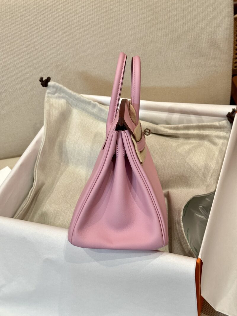 Hermès Birkin 25 Mauve Sylvestre Swift Gold Hardware - Image 3