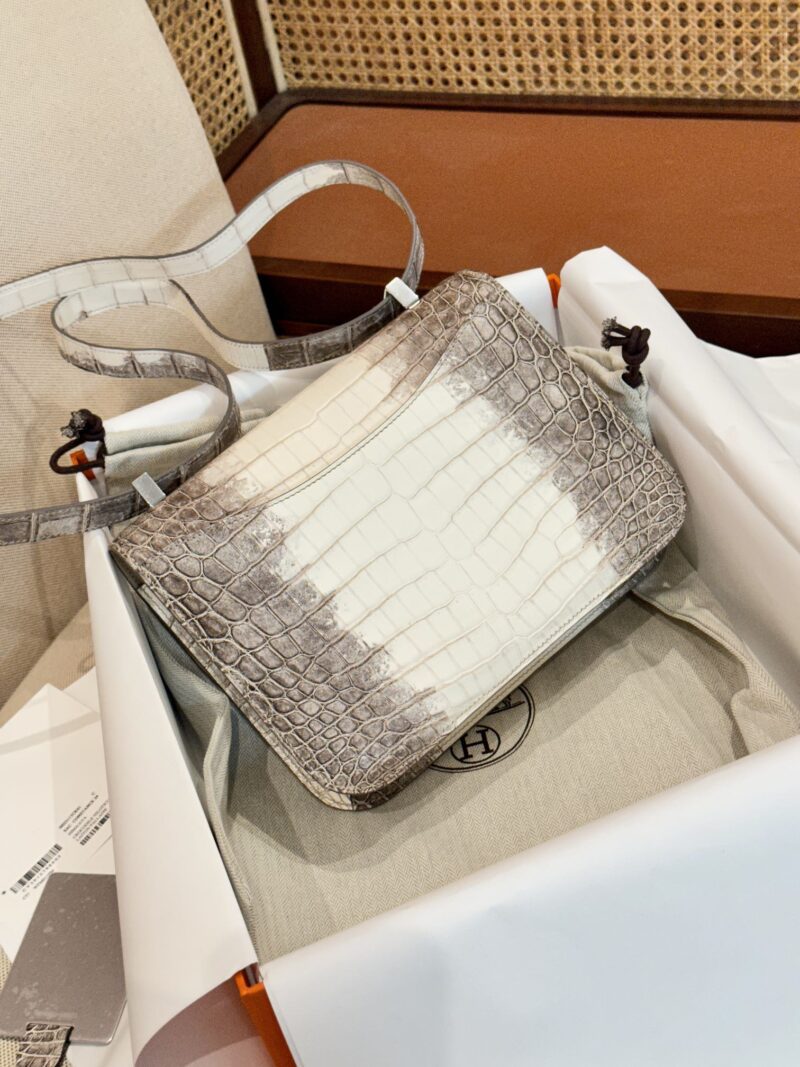 Hermès Constance 24 Himalaya Crocodile Palladium Hardware - Image 2