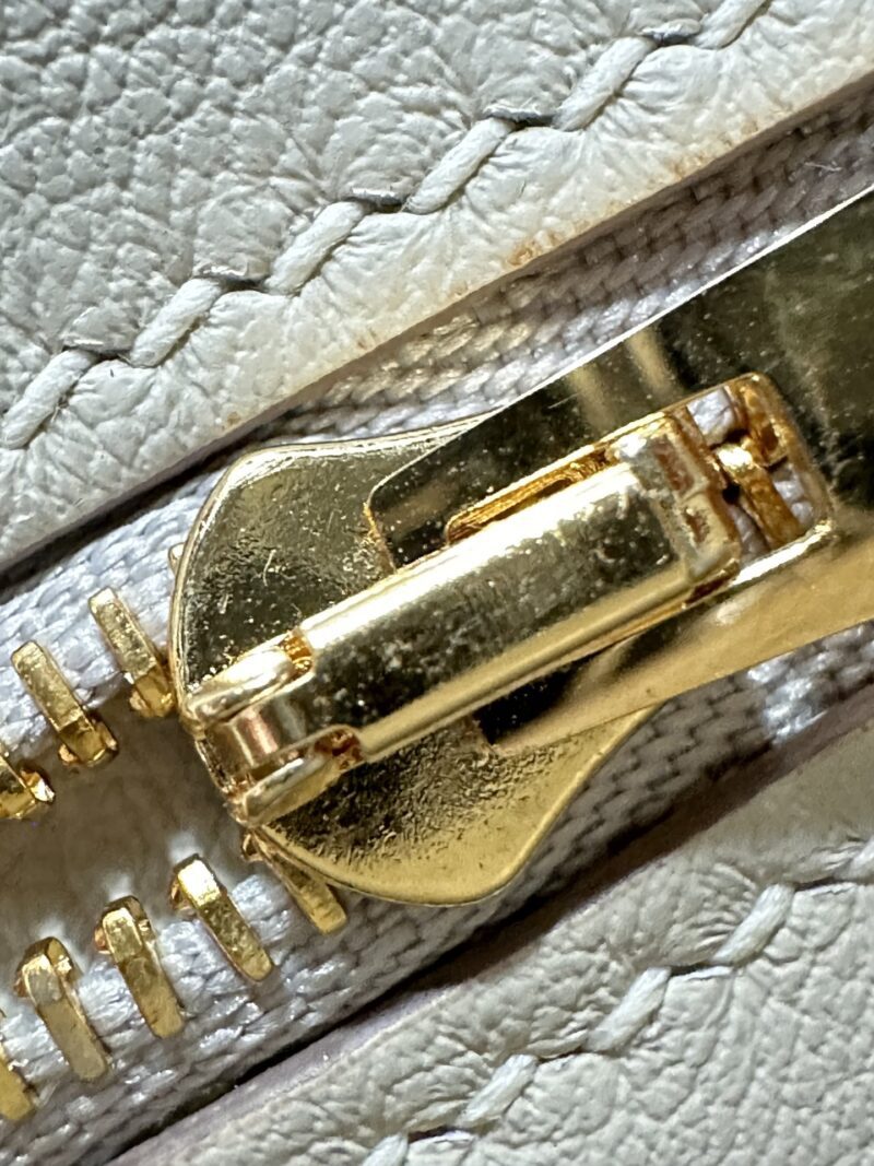 Hermès Mini Kelly 2424 Evercolor & Swift Beton Gold Hardware - Image 14