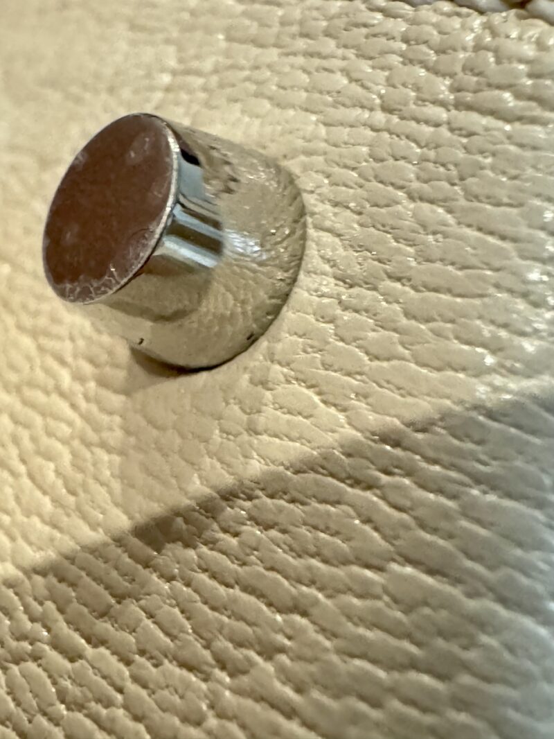 Hermès Mini Kelly 19 Chevre Nata & Gris Tourterelle Silver Hardware - Image 13