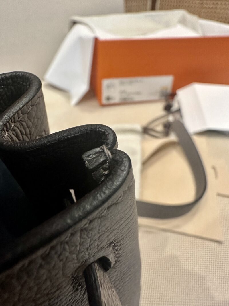 Hermès Kelly 25 Togo Etain Silver Hardware - Image 17