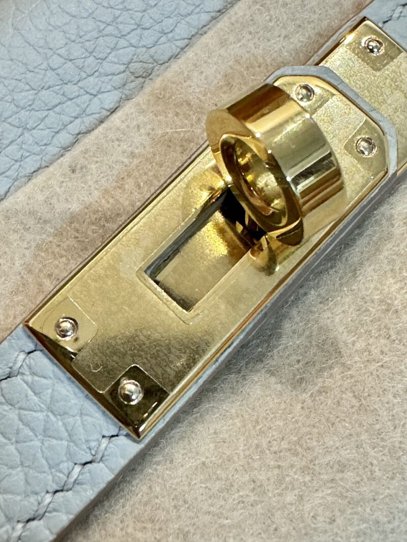 Hermès Kelly 25 Togo Gris Pearl Gold Hardware