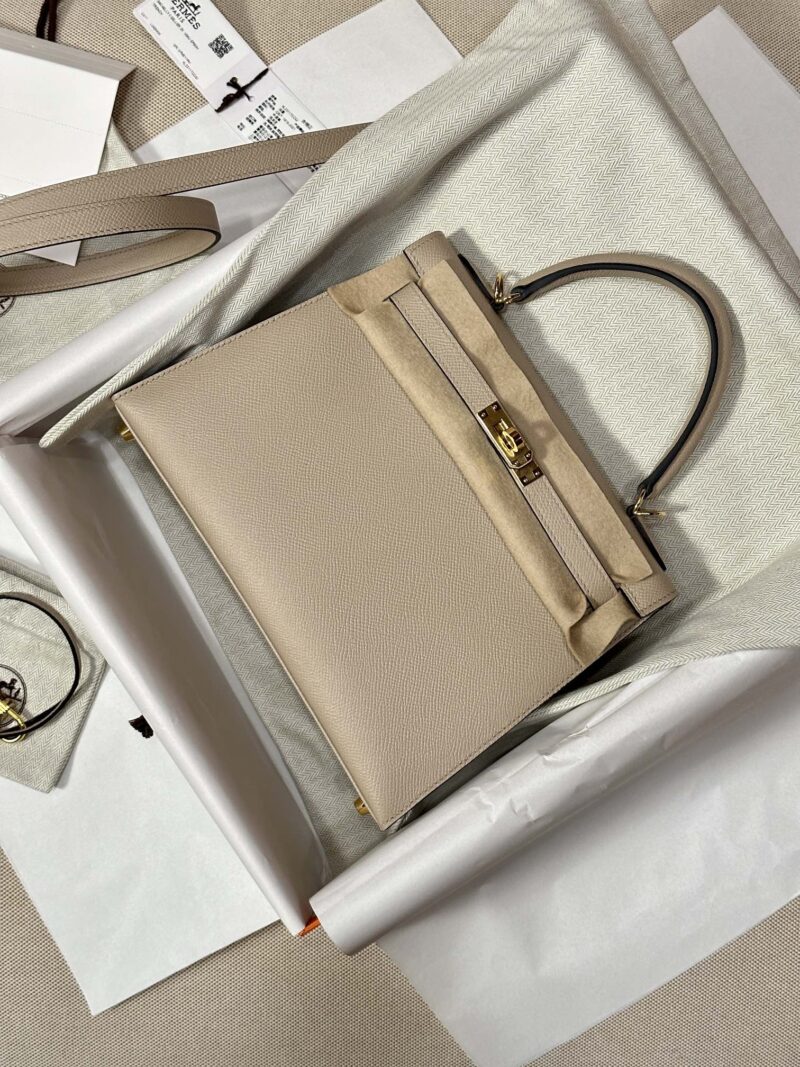 Hermès Kelly 25 Epsom Trench Gold Hardware