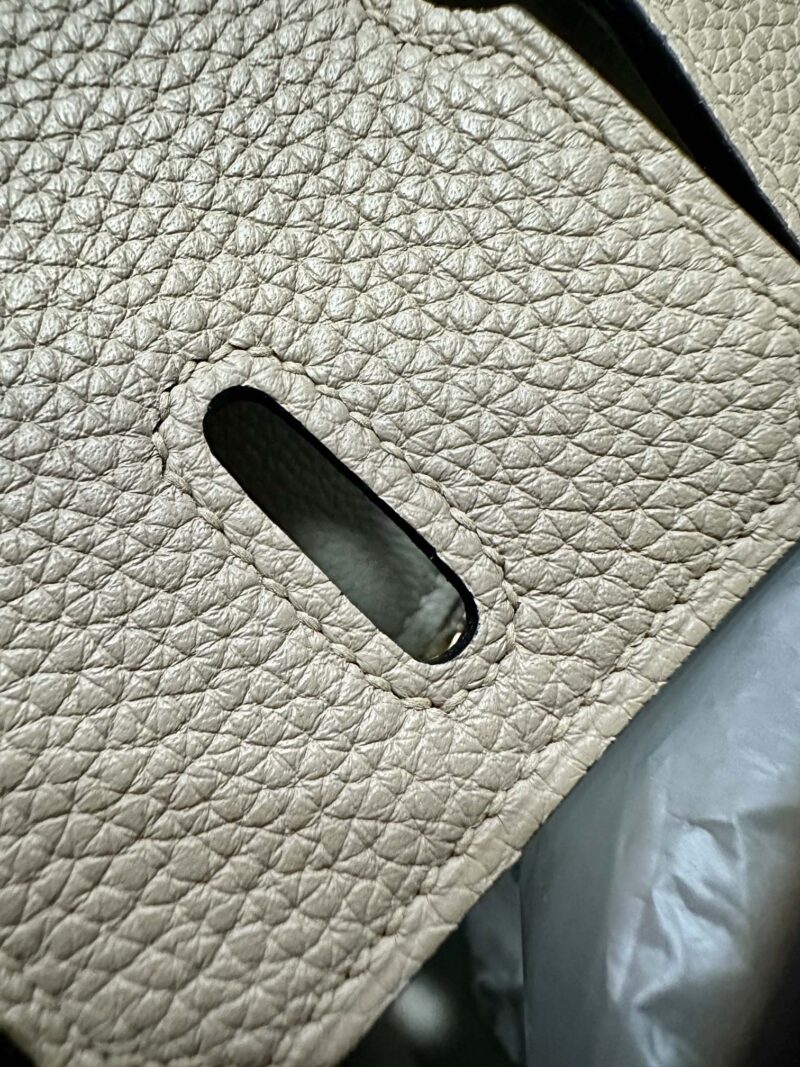 Hermès Birkin 25 Gris Tourterelle Togo Gold Hardware - Image 14