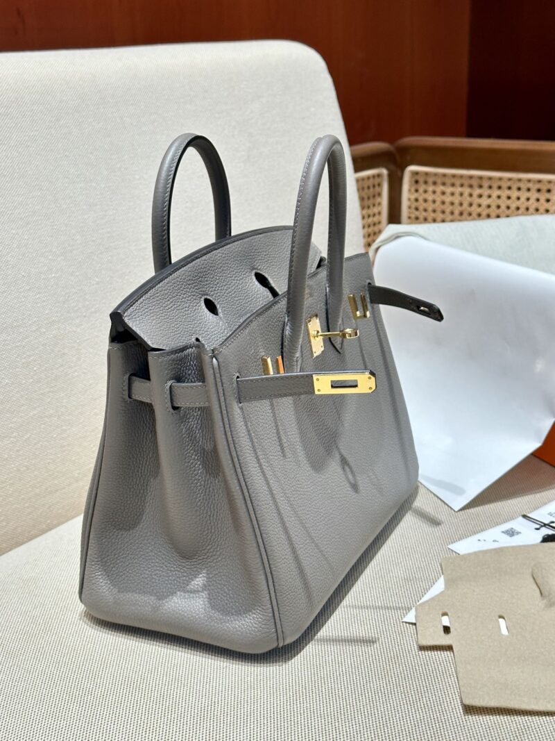 Hermès Birkin 25 Etain Togo Gold Hardware - Image 4