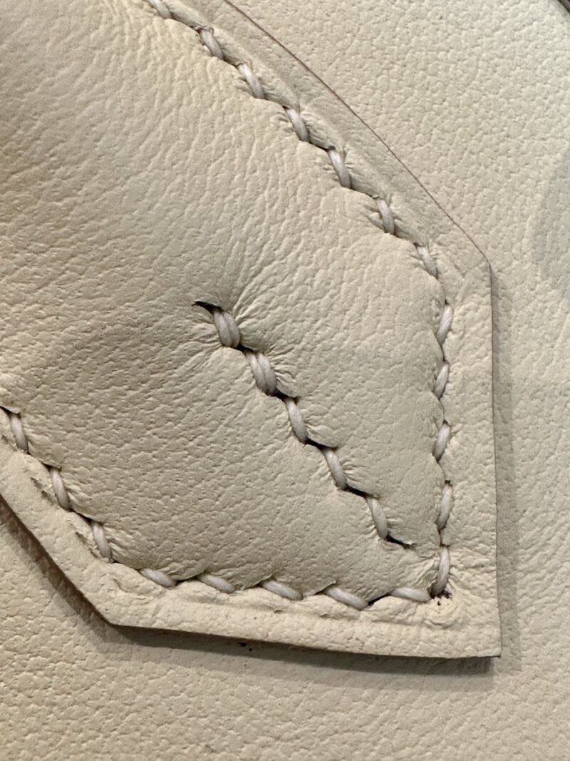 Hermès Birkin 25 Jaune Milton, Silver Swift Palladium Hardware - Image 10