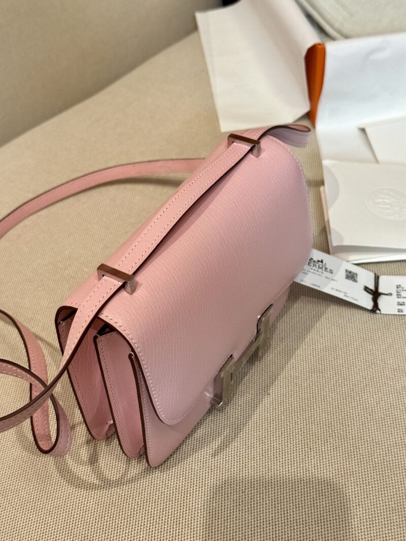 Hermès Constance 19 Rose Sakkura Chevre Palladium Hardware - Image 4