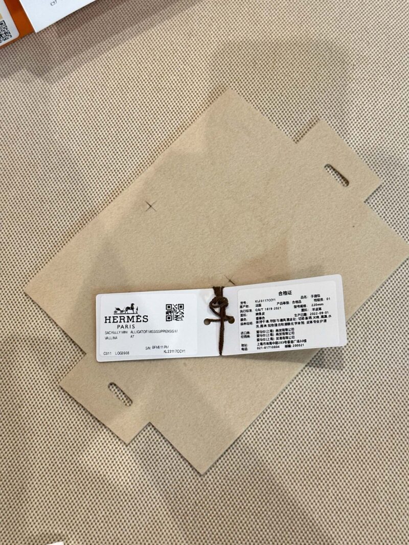Hermès Kelly Pochette Vallina Matte Crocodile Gold Hardware