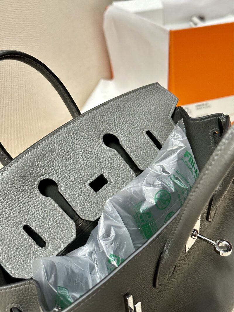 Hermès Birkin 25 Graphite Togo Palladium Hardware - Image 18