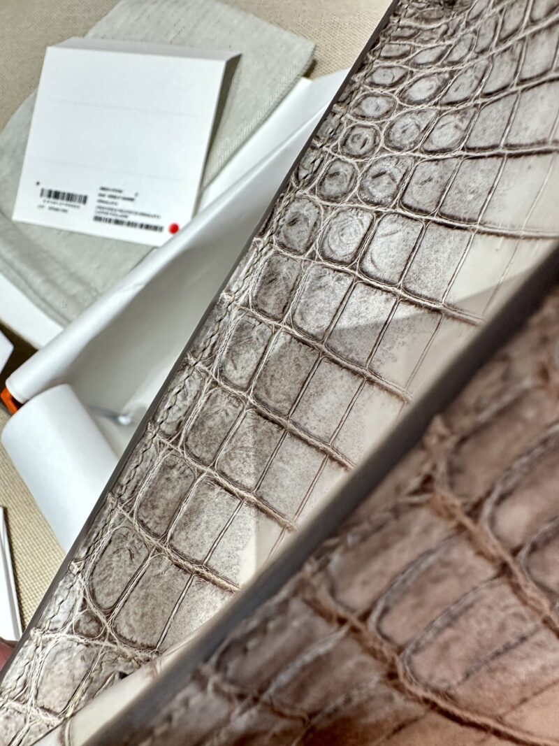 Hermès Kelly Danse 22 Himalaya Niloticus Crocodile Himalaya Gold Hardware - Image 13