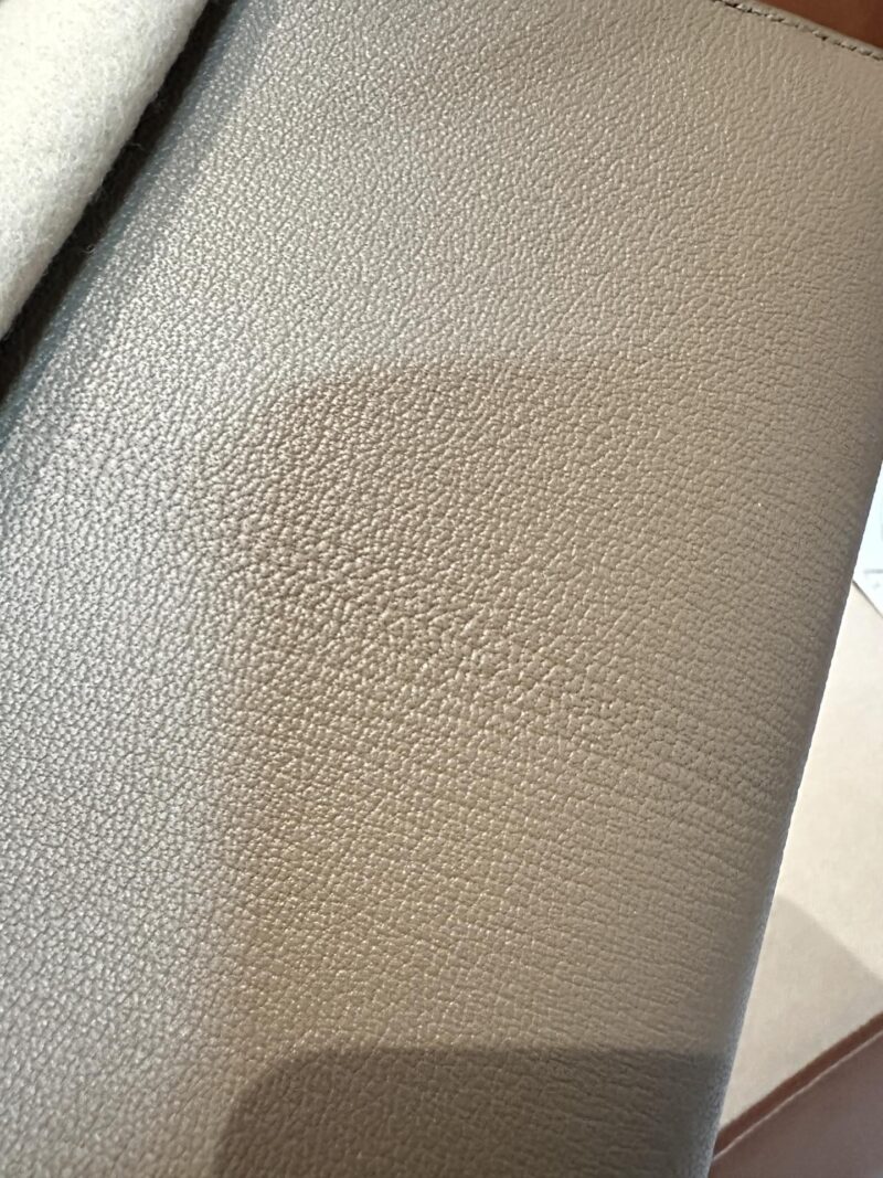 Hermès Kelly 25 Chevre Etoupe Silver Hardware - Image 15