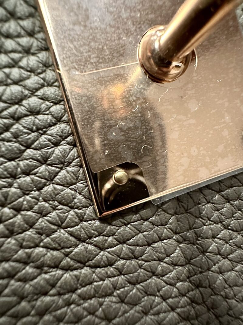 Hermès Birkin 30 Etain Togo Gold Hardware - Image 7