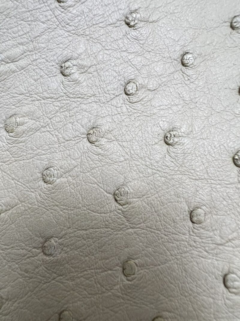 Hermès Birkin 25 Parchemin, Gris Asphalt Ostrich Gold Hardware - Image 4