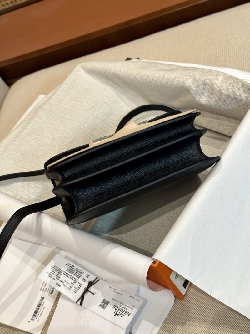 Hermès Constance 19 Noir, Rose Gold Epsom Gold Hardware - Image 6
