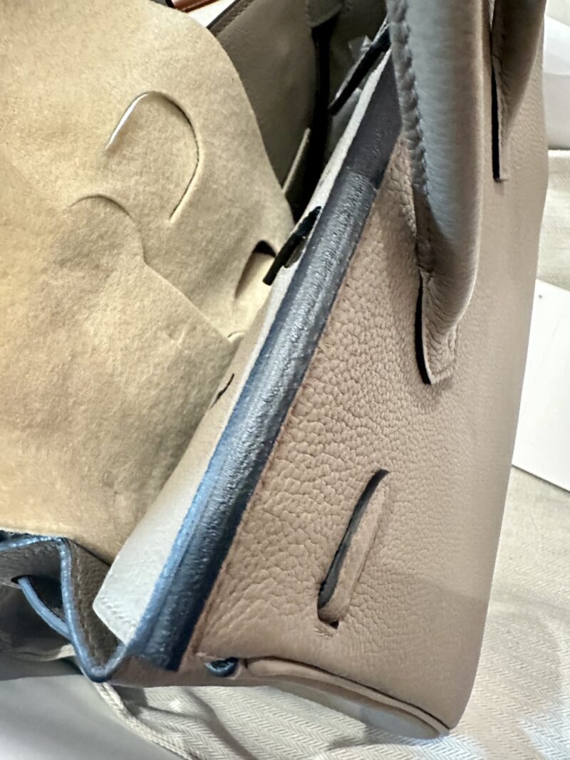 Hermès Birkin 25 Gris Asphalt Togo Gold Hardware - Image 4