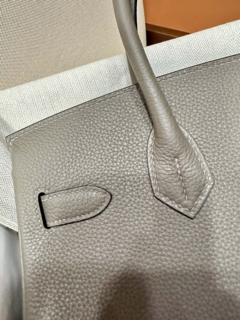 Hermès Birkin 30 Etain Togo Gold Hardware - Image 6