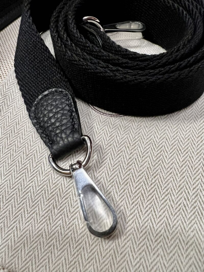Hermès Mini Evelyne 16 Taurillon Clemence Blue Nuit Silver Hardware - Image 8