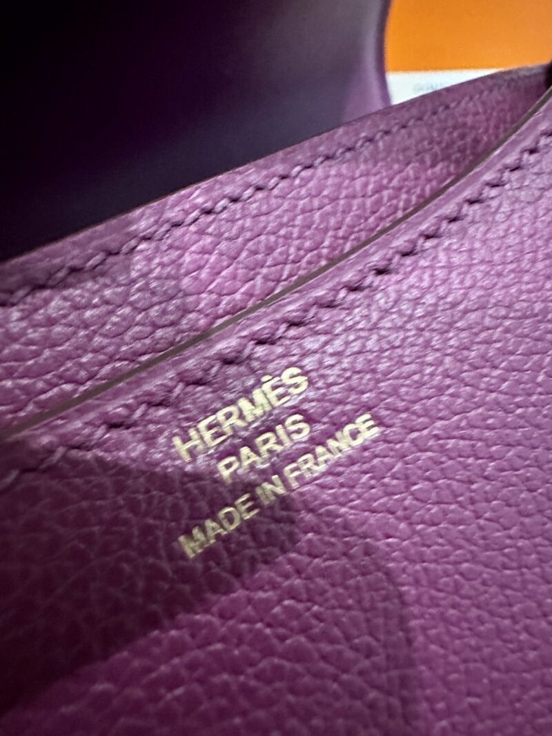 Hermès Constance 18 Anemone, Gold Evercolor Gold Hardware - Image 4