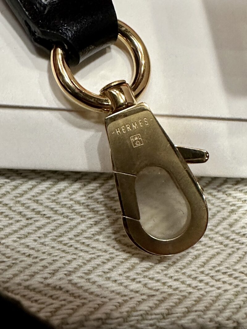 Hermès Mini Kelly 19 Box Calf Noir Gold Hardware - Image 15