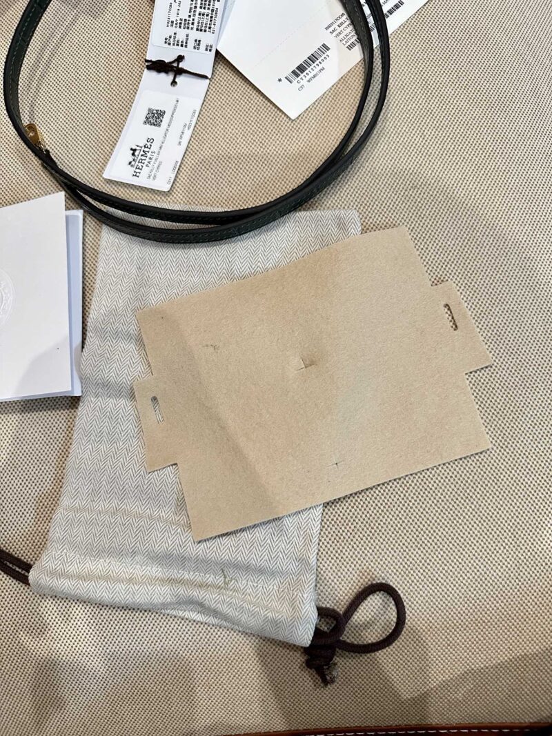 Hermès Mini Kelly Alligator Vert Cypres Gold Hardware
