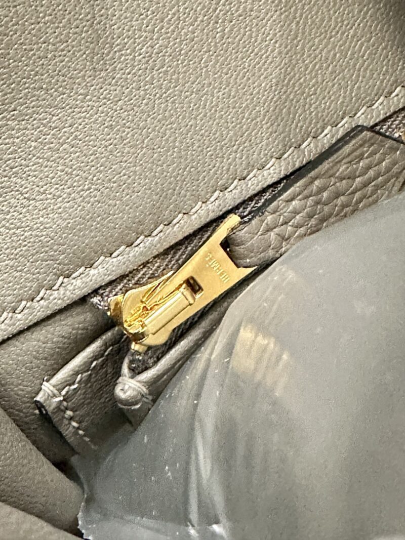 Hermès Birkin 30 Etain Togo Gold Hardware - Image 5
