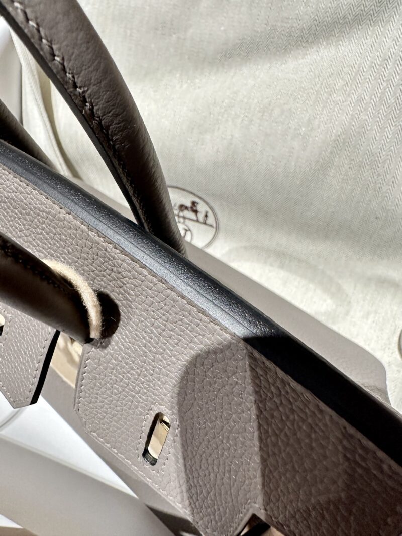 Hermès Birkin 25 Etain Togo Gold Hardware - Image 15