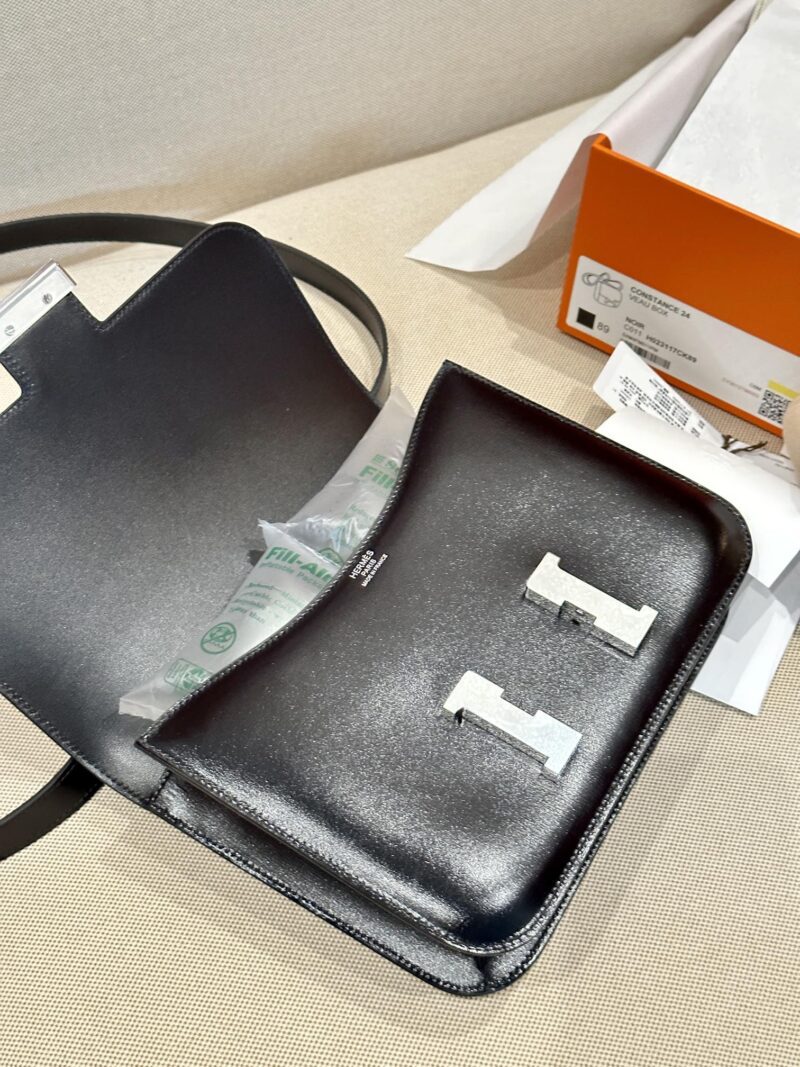 Hermès Constance 24 Noir Box Palladium Hardware - Image 3