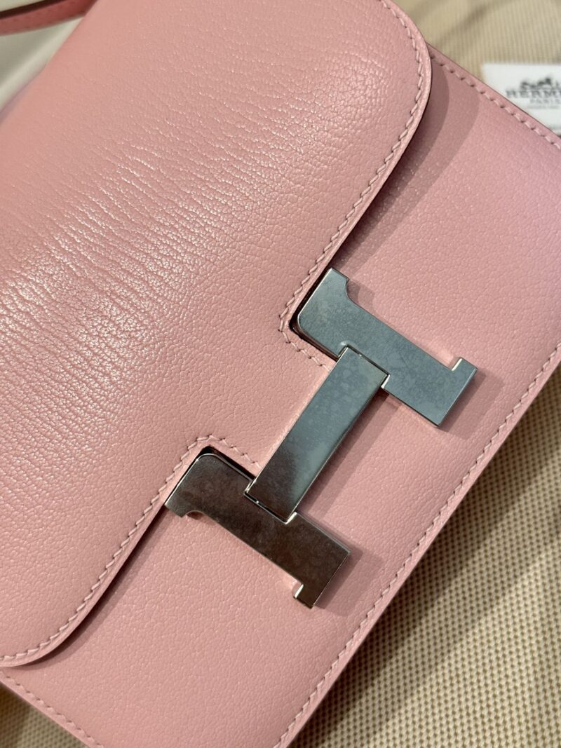 Hermès Constance 19 Rose Sakkura Chevre Palladium Hardware - Image 7